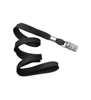 Kart Askı Ipi Metal Klips Siyah 50 Li