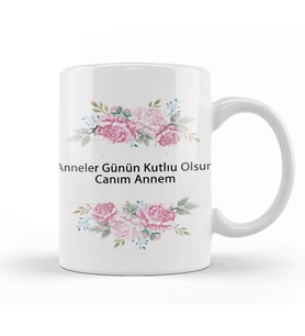 Anneler Günü Annelere Hediye 047 Kupa Bardak Porselen