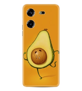 Tecno Pova 5 Kılıf Resimli Desenli Silikon Platinium Series Dance Avokado 1878
