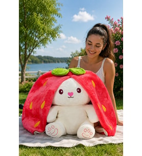 Sevdam Hediyelik 180 cm Çilek Tavşan
