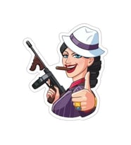 Gogo 75x85mm Female Gangster