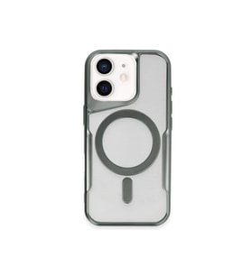 iPhone 11 Kılıf Boyi Magsafe Silikon Kapak - Yeşil