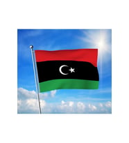Libya Devleti Bayrağı Premium Raşel Kumaş 100x150 cm