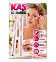Hassas Kaş Şekillendirici ve Yüz Tüyü Temizleme Makinesi – AAA Pilli Taşınabilir Trimmer