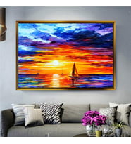 Altın Çerçeveli dekoratif tablo l1248 (Gold)