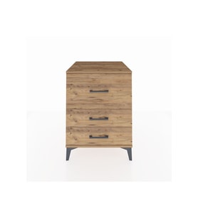 Kronos Komodin 3 Çekmeceli 60x59x80 Çam-Çam