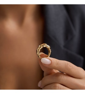 Smooth Gold Altın Yüzük 7mm (Çok Renkli)
