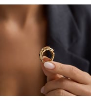 Smooth Gold Altın Yüzük 7mm (Çok Renkli)