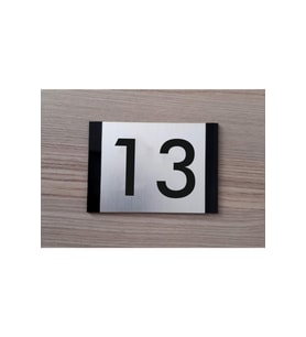 Dekoratif Apartman Kapı Numarası Pleksi-13