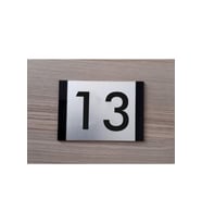 Dekoratif Apartman Kapı Numarası Pleksi-13