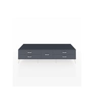 Kronos TV Ünitesi 5 Çekmeceli  220x59x51 Antrasit-Çam/Antrasit