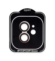 iPhone 11 PVD Metal Kamera Lens - Turuncu