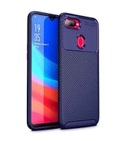 Oppo Rx17 Neo Karbon Desenli Negro Silikon Kılıf (Lacivert)