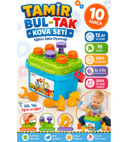 Tamir Bul-Tak Kova Seti - Bultak Lego - Bebek Oyuncağı - Şekil Takmaca
