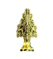 Lükens Sandık Ayağı, Kutu Ayak 4 Cm - Sarı