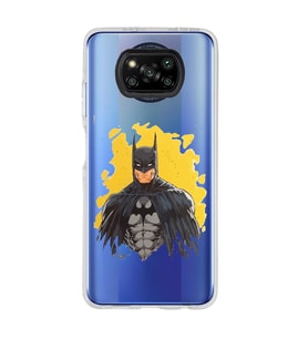 Poco X3 Pro / X3 NFC Uyumlu Batman Tasarımlı Şeffaf Telefon Kılıfı