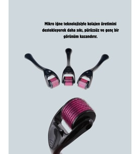 Dermaroller Titanyum 540 İğneli 1 mm Cilt Yenileme ve Anti Aging Etkisi