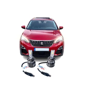 Peugeot 3008 Uyumlu Led Kısa Far Ampulü Photon Mono H7