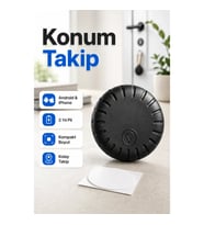 Mini Akıllı Konum Takip Cihazı – Android ve iPhone Uyumlu, 2 Yıl Pil Ömürlü