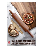 TransForMacion 50 cm X-Large Pizza Merdane 2 li SET Woodyard Design 719186