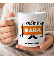 eJOYA Babalar Günü Temalı Kişiye Özel Kupa Bardak 116528