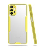 Galaxy A52 Kılıf Platin Silikon - Sarı