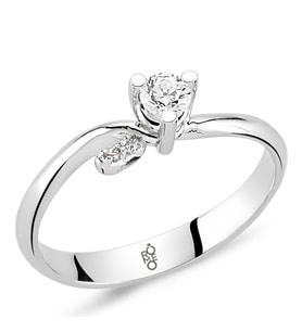 0.30 Ct Tektaş Pırlanta Yüzük  RM30074 (Çok Renkli)