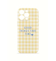 iPhone 15 Pro Max Vorian İnce Kamera Korumalı Mika Kılıf Good Things Gingham