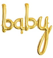 Baby Gold Yazılı Folyo Balon 1 Adet