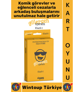 #Oyun Eğlenceli Kız Erkek Grup Arkadaş Ortamı Komik Görev Ceza Kart Oyunu Gülersen İçersin-Klasik 1