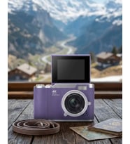 Vlog Kamera 4K Video 48 MP Otomatik Odaklı Flip Ekranlı