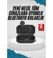 Kulak İçi Bluetooth Kulaklık Rgb Işıklı Çift Mikrofonlu İos/android Uyumlu Bt 5.2 (Çok Renkli)