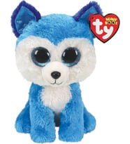 TY Prens Mavi Peluş Husky Köpek 15Cm