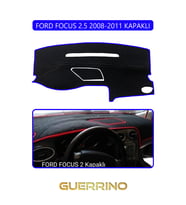 FORD Focus 2,5 (2008-2011) kapaklıTORPİDO KORUMA HALISI MAVİ KENAR
