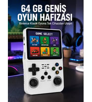 Klasik Oyun Konsolu 64 Bit İşlemci ve Çift Kart Girişi Özellikli Yeni Nesil