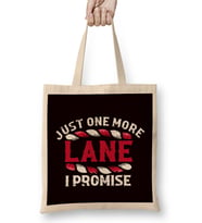 Just One More Lane Swimmer Swimming Pool Swim Instructor Bez Çanta Uzun Saplı