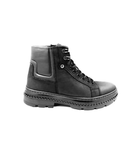 Pierre Cardin 382208 Siyah Kışlık Bağcıklı Fermuarlı Erkek Bot