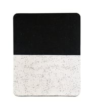 Siyah Beyaz Kum Desen Tip Kaymaz Taban Optik Bilgisayar Notebook Mouse Pad 17,5x21,5cm Mouspad
