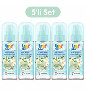 Uni Baby Bebek Kolonyası 150ML Nemlendiricili - Bahar Çiçekleri (5 Li Set)