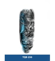 TQB-250 ASLAN VE ASKER DESEN GEÇİCİ KOL DÖVMESİ-TATTO