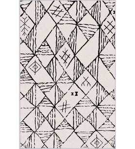Eliana Home Baskılı, Yıkanabilir Kaymaz Taban Salon Halısı LNA1113 100x150 cm (Bej)