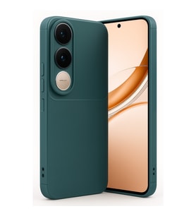 V50 Lite 4G Auto Focus Karbon Kapak - Koyu Yeşil