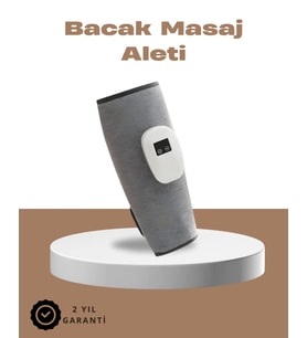 Kablosuz Titreşimli Baldır Masaj Aleti – Isıtmalı, 3 Basınç Ayarlı, Şarjlı ve Taşınabilir