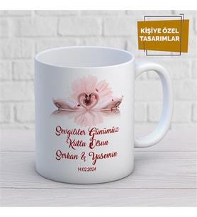 Kişiye Özel İsim Yazılabilir Sevgi Temalı Kupa Bardak