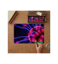 Plazma Statik Elektrik Tasarımı 240 parça Ahşap Puzzle Ahşap Kutuda MP01073