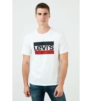 Levi's Erkek Olimpik Beyaz T-shirt - 39636-0043 (Turuncu)