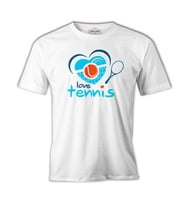 Tenis - Beat Beyaz Erkek Tshirt