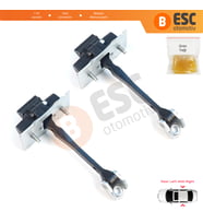 Citroen C-Elysee Peugeot 301 2012-On 9675207680 İçin 2 EA Arka Sağ ve Sol Kapı Gergi Yayı
