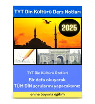 2025 Tyt Din Kültürü Ders Notları Kitabı