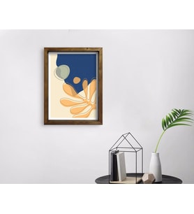 BK Home Doğal Masif Ahşap Çerçeveli Tablo-89